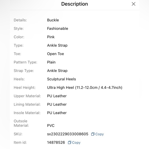 SHUZIA Faux Leather Palm Tree Heeled Sandals Womens Size 7 - Picture 11 of 11